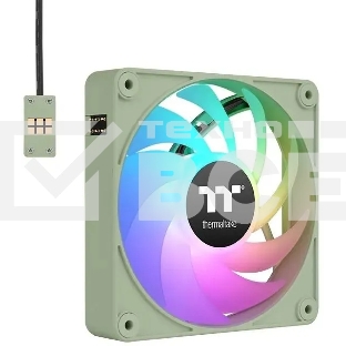 Комплект вентиляторов для корпуса Thermaltake CT140 EX ARGB Sync (3 шт.) зеленый, 140 мм, 1800 об/мин, 30.7 дБ, 4 pin