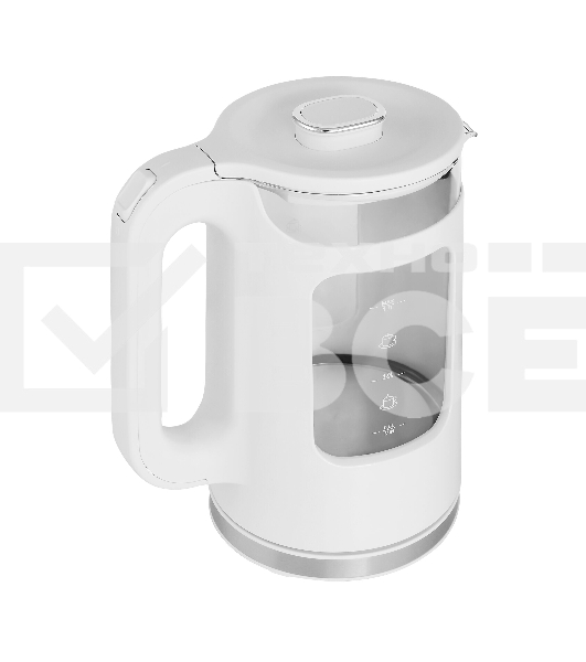 Чайник эл. Willmark WEK-1725W (1.7л, пов. на 360град., LED-подсв.,двустенный корпус,2200Вт,белый)