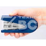 Степлер Deli 0421BLUE 24/6 26/6 (30листов) снижение усилия синий 50скоб коробка, фото4