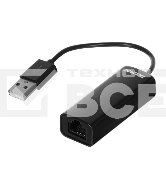 Сетевой адаптер Digma D-USB2-LAN100 Net Adapter Ethernet USB 2.0 (pack:1pcs)
