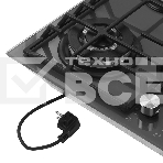 Газовая варочная панель Maunfeld EGHG.64.63CDGR/G графитовый, фото5