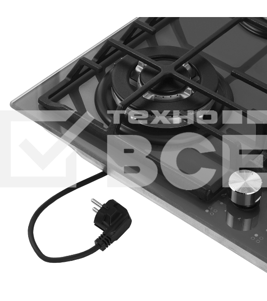 Газовая варочная панель Maunfeld EGHG.64.63CDGR/G графитовый