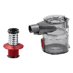 Пылесос вертикальный BBK BV3004 серый/красный, питание от аккумулятора, 60 Вт, уборка сухая, пылесборник 0.8 л, фото5