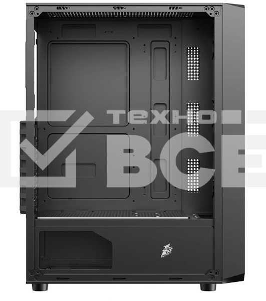 Компьютерный корпус 1STPLAYER FD3 Black, ATX, 4x120мм LED fans inc.