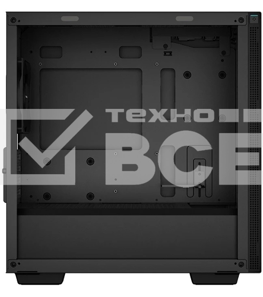 Компьютерный корпус Deepcool CH370 черный без БП mATX 1x120мм 1xUSB 2.0 1xUSB 3.0 audio bott PSU