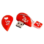 Флешка USB Smartbuy Wild Heart (SB32GbHeart), 32Gb, USB 2,0, R/W 25/15, красное Сердце, фото3