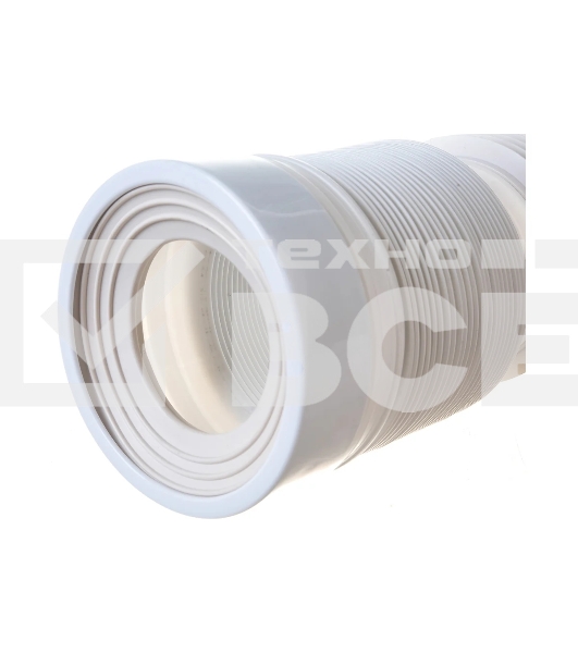 Труба для унитаза гофрированная L 250-460 мм D110 мм