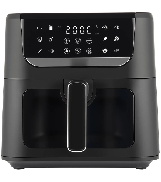 Аэрогриль TopDevice TDA601 черный, 1500 Вт, 6 л, сенсор, 12 программ