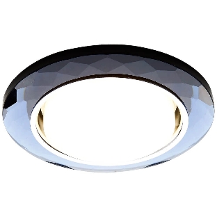 Точечный светодиодный светильник Ambrella Light хром/тонированный GX53 G8077 BK