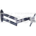 Кронштейн для телевизора Kromax TECHNO-11 черный 10'-32' макс.15кг настенный поворот и наклон, фото 1