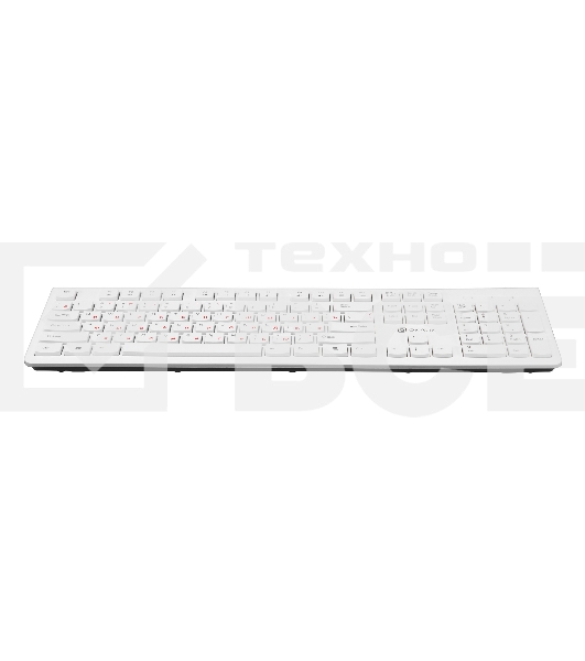 Клавиатура Oklick 505M белый USB slim