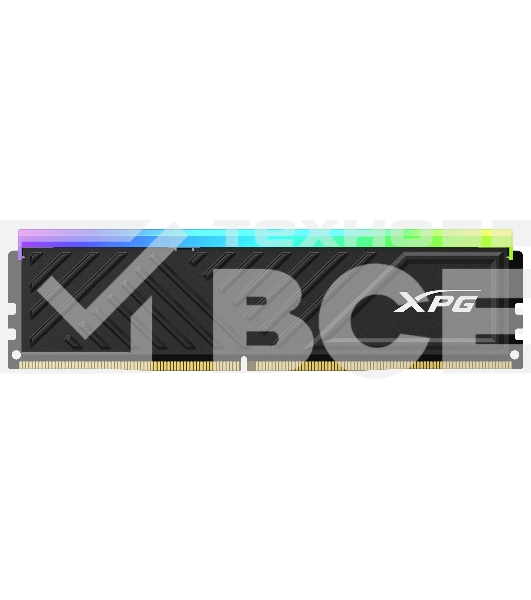 Оперативная память XPG Spectrix D35G RGB, DDR4, 16GB (1x16GB), 3200MHz, CL16, с радиатором, черный, RGB