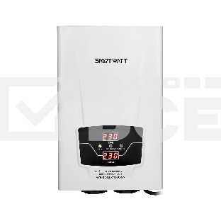Стабилизатор напряжения для газового котла SMARTWATT AVR BOILER 1500RW (140W - 260W, 1500VA, 1.5 кВт, 50 Гц, розеток - 2