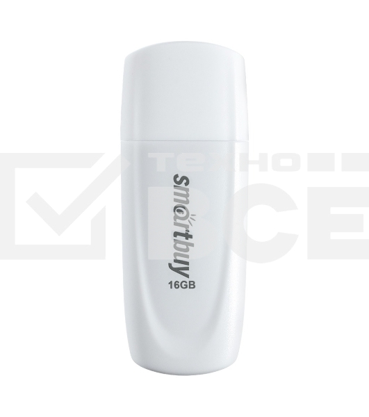 Флеш диск SmartBuy 16GB Scout White (SB016GB2SCW)