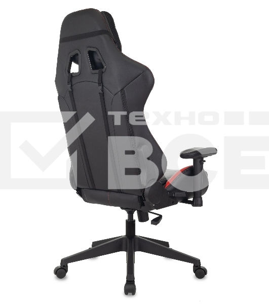 Кресло игровое Бюрократ VIKING 5 AERO RED черный/красный искусственная кожа