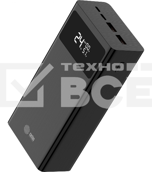 Портативный аккумулятор Cactus CS-PBFSKA-30000 30000mAh 22.5W 4.5A USB-A/USB-C черный