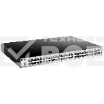 Kоммутатор D-Link DGS-1510-52XMP/A2A PROJ Управляемый L2+ стекируемый с 48 портами 10/100/1000Base-T и 4 портами 10Gbase-X SFP+ (48 портов PoE 802.3af/at, PoE-бюджет 370 Вт; 740 Вт с DPS-700), фото 1