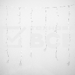 Гирлянда светод. Funray Бахрома IC100WWS, 2x0.6м, 100ламп, теплый белый, со снежинками, IP20, фото4