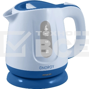 Чайник электрический Energy E-234 1 л, диск синий