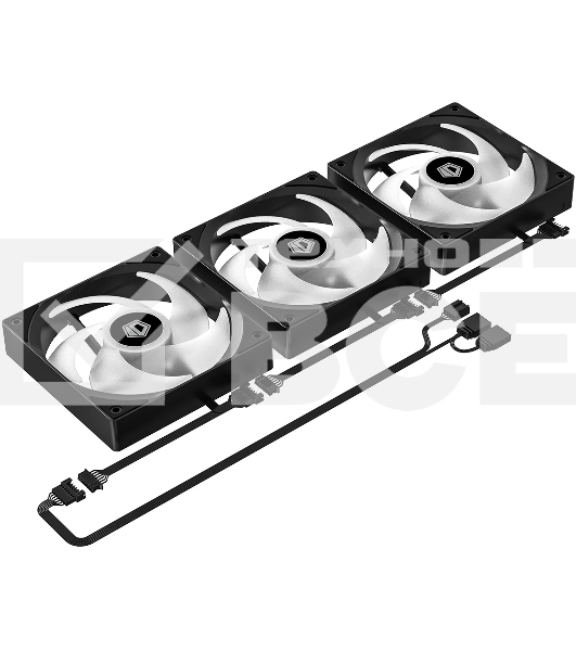 Система водяного охлаждения ID-Cooling FX360 LCD ARGb Soc-AM5/AM4/1200/1700/1851 черный 4-pin 27.2dB Al+Cu LCD 350W Ret