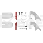 Комплект настенных регулируемых кронштейнов Royal Thermo Design 80, белые, фото7