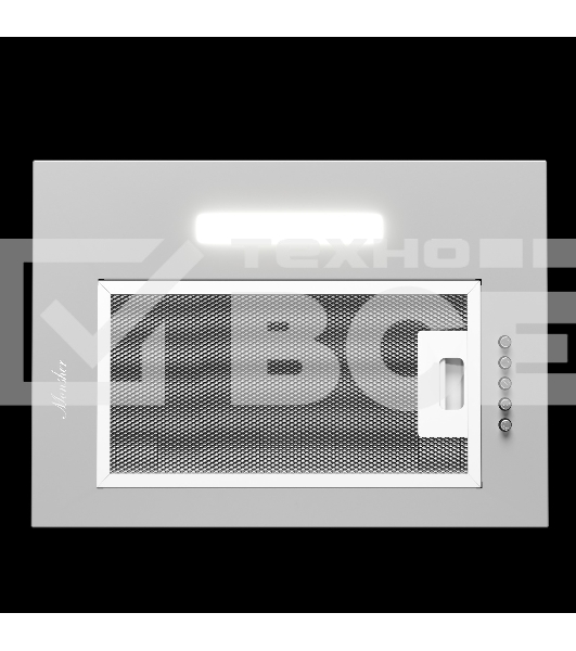 Вытяжка встраиваемая Monsher Angers 40 Acier серебристый, 40 см, 800 куб. м/ч, 45 дБ