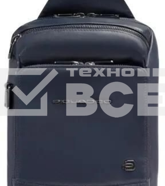 Рюкзак слинг мужской Piquadro Philip CA6790W136/BLU синий кожа