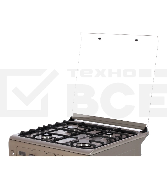 Плита газовая Gefest ПГ 6100-03 0004 серебристый, конфорок 4 шт, духовка 52 л, 60 см x 85 см x 60 см