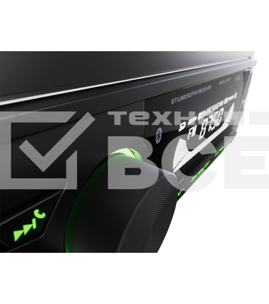 Автомагнитола AURA FIREBALL-201BT, 1 DIN, Bluetooth, USB Type-A, AUX