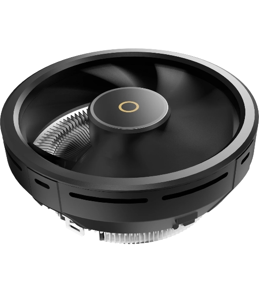 Кулер для процессора CPU Cooler Ocypus Beta A10 BK (75W, 3-pin, 67mm, Al, 1x124mm, 40CFM, 29.5dBA, 2000RPM, S: 1851/1700/115X/1200, AM5/AM4, black)