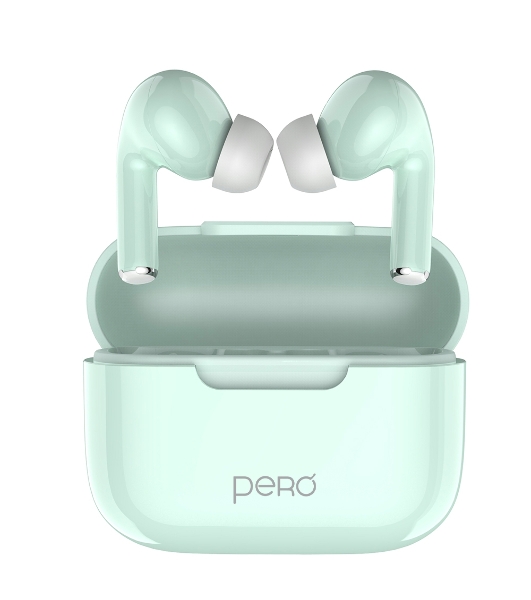 Беспроводные наушники PERO TWS06 COMFORT Light green