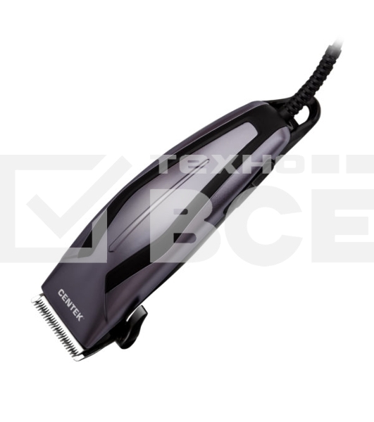 Машинка для стрижки волос Centek CT-2128 черный/фиолетовый