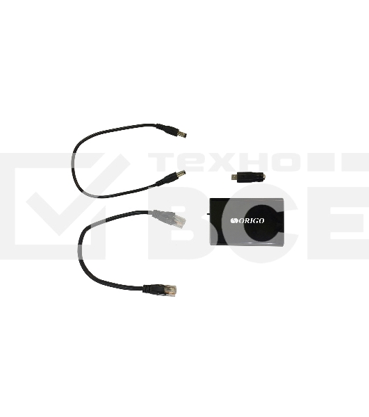PoE-сплиттер ORIGO OPE301GS/A1A 802.3af/at, 1x1000Base-T PoE In, 1x1000Base-T, выход: 5/9/12В DC