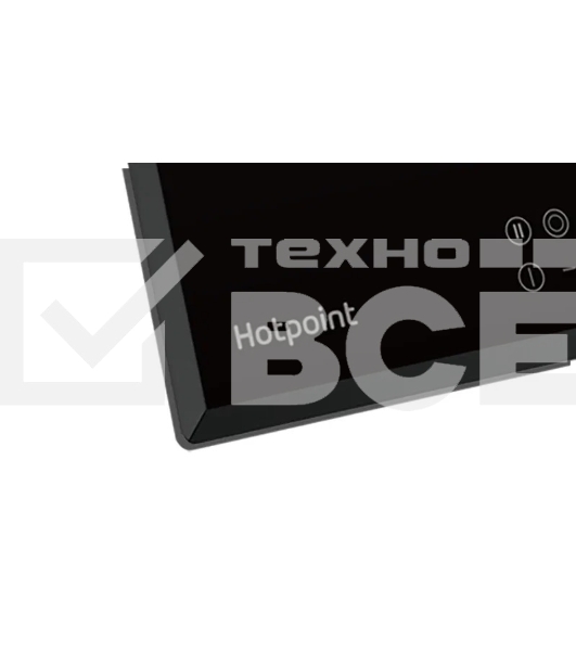 Электрическая варочная поверхность Hotpoint HR 4O3 BAS, независимая, черный