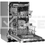 Встраиваемая посудомоечная машина Zigmund & Shtain DW 301.4, серый, 44.8 см, 11 компл., 49 дБ, класс A++, фото3