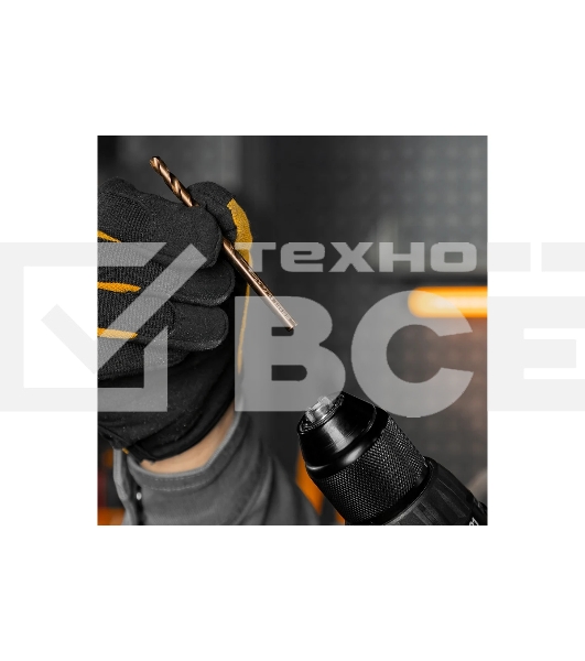 Сверло по металлу Denzel 5,5 мм, HSS Co-8%