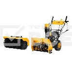 Гибридная снегоуборочная машина с функц. подметания Denzel SWB-800, 212 сс, руч. старт, 2 насадки, фото 1