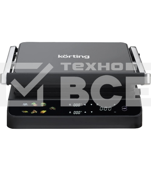 Электрогриль Korting KGPA 0405 W, черный