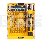 Набор прецизионных отвертокDeli DL1033D 33 предмета Материал Cr-V. Пластиковый кейс., фото 1