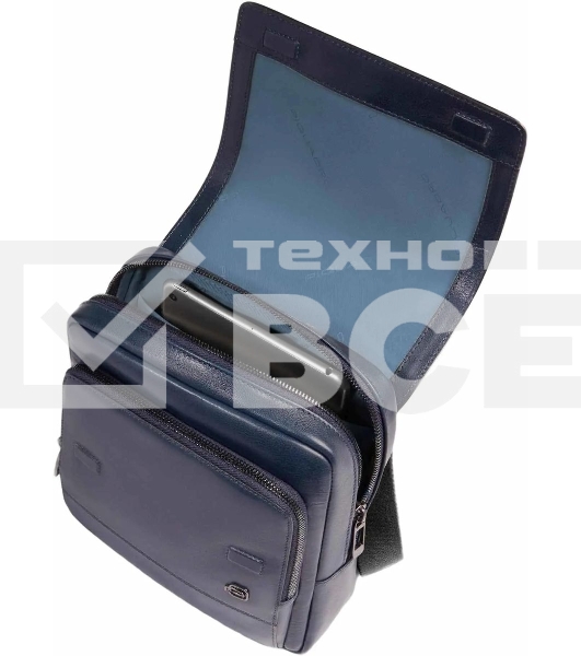 Сумка мужская Piquadro Philip CA6791W136/BLU синяя натур.кожа