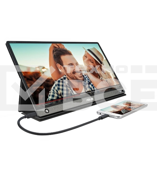 Монитор 15.6' ASUS ZenScreen MB16AHP IPS 1920x1080, 60 Гц, 5 мс, 16:9, 250 кд/м², micro HDMI, USB-C, динамики, черный