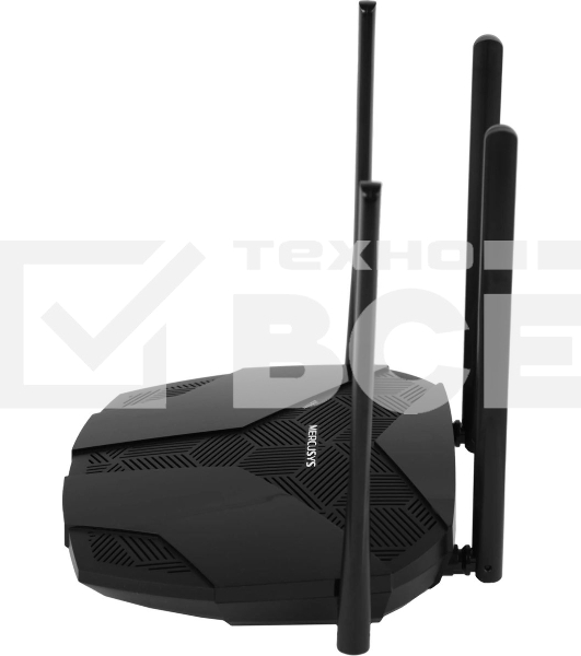 Роутер Mercusys MR70X AX1800 Dual-Band WiFi 6 Router, 574 Mbps at 2.4 GHz + 1201 Mbps at 5 GHz,4× Fixed External Antennas, 3× Gigabit LAN Ports, 1× Gigabit WAN Port, 1024-QAM, OFDMA, Router/Access Point Mode, MU-MIMO, WPA3, TWT, BSS Color