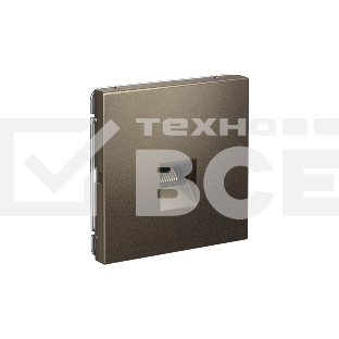 Розетка компьютерная SE GAL000683 ArtGallery RJ45 кат.5E механизм мокко