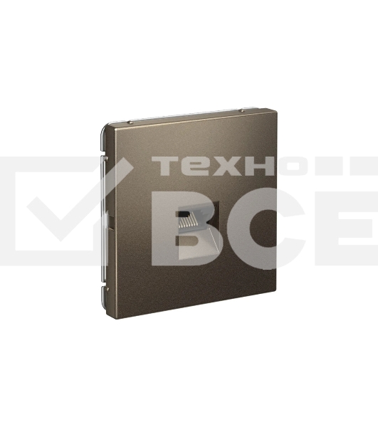 Розетка компьютерная SE GAL000683 ArtGallery RJ45 кат.5E механизм мокко