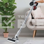 Пылесос вертикальный Gorenje SVC216FMLW белый/черный, питание от аккумулятора, 25 Вт, уборка сухая, пылесборник 0.5 л, фото2