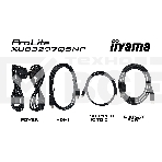 Монитор 32' Iiyama ProLite XUB3297QSNP-B1 IPS QHD, 100 Гц, 1 мс (MPRT), 16:9, 350 кд/м², HDMI 2.0, DP 1.4, USB-C (95 Вт PD), встроенные динамики (2x2.5 Вт), KVM-модуль, поворотная подставка, черный, фото12