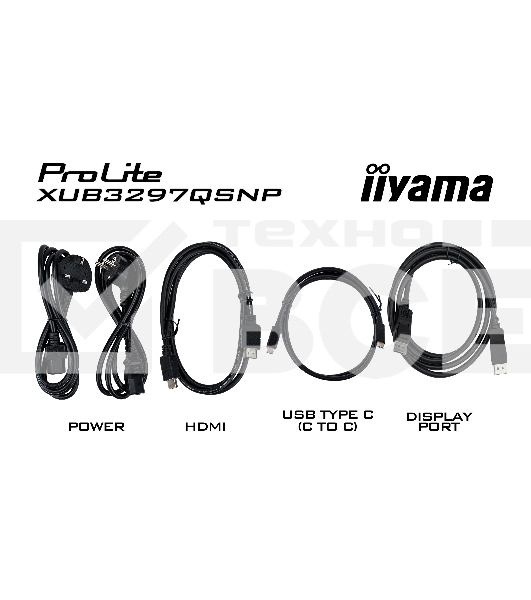 Монитор 32' Iiyama ProLite XUB3297QSNP-B1 IPS QHD, 100 Гц, 1 мс (MPRT), 16:9, 350 кд/м², HDMI 2.0, DP 1.4, USB-C (95 Вт PD), встроенные динамики (2x2.5 Вт), KVM-модуль, поворотная подставка, черный