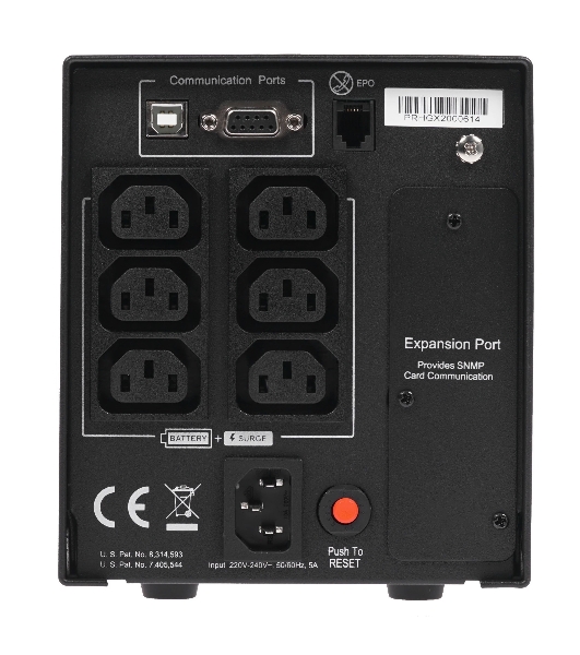 Источник бесперебойного питания CyberPower PR750ELCD 750 ВА/675 Вт/USB/RJ-11/RJ-45/6 x IEC 320 C13 (компьютерная)