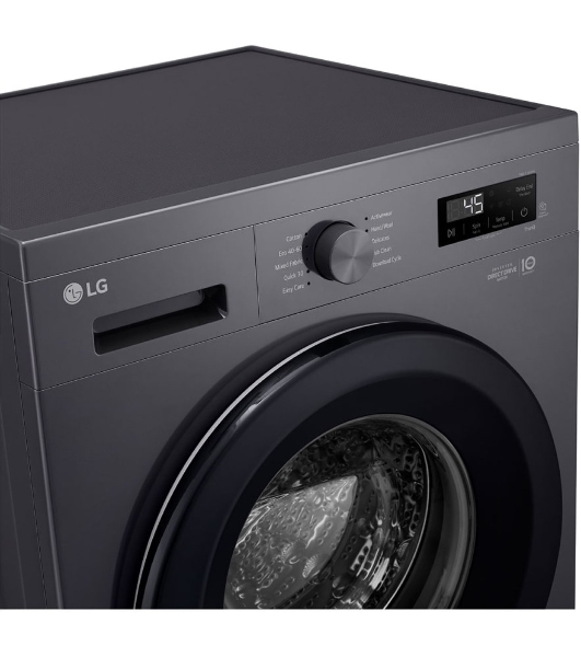Стиральная машина LG F2Y1TYP6J графит, загрузка фронтальная 8 кг, 1200 об/мин, класс A