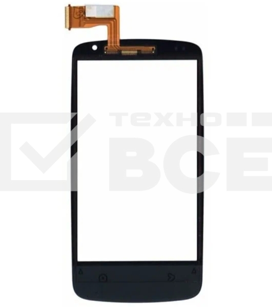 Сенсорное стекло (тачскрин) для HTC Desire 500, черное